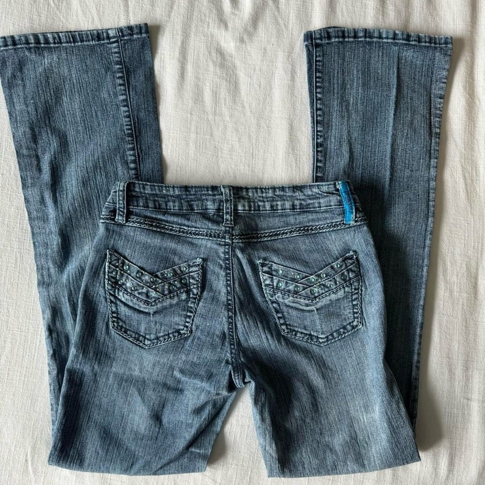 Vintage Y2K Apollo low rise bootcut embedded jeans - Picture 4 of 7